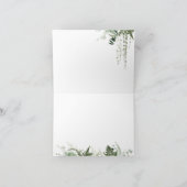 Boy Adventure Woodland Greenery Bedankkaart (Binnen)