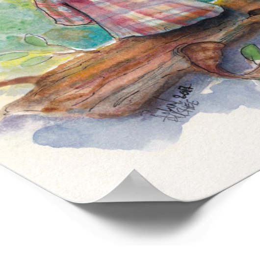 Boy and his Dog Poster (Hoek)