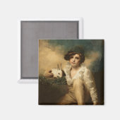 Boy and Rabbit, c.1814 Magneet (Voorkant / Achterkant)