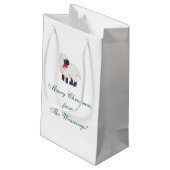 Boy Angel met Lamb cadeautas (Achterkant Gekanteld)