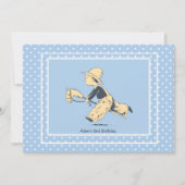 Boy at Play Uitnodiging (Voorkant)