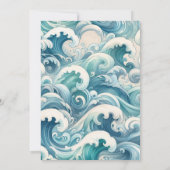 Boy Baby aan boord Baby shower Kaart (Achterkant)