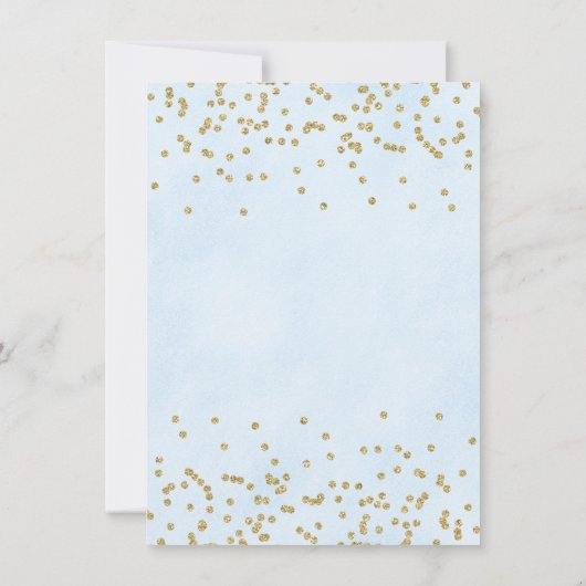 Boy Baby Brunch Baby Shower Uitnodigingen (Achterkant)