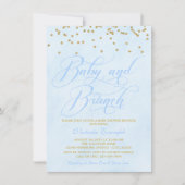 Boy Baby Brunch Baby Shower Uitnodigingen (Voorkant)