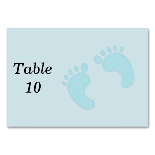 Boy Baby Feet Kaart (Voorkant)