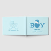 Boy Baby Gender Reveal Party Gastenboek (Volledig)