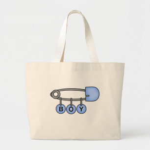 Boy Baby Pin Grote Tote Bag