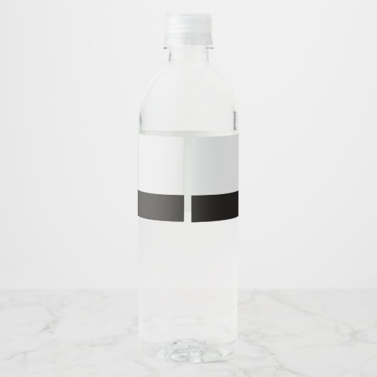 Boy Baby Shower A Little Gentleman Suspenders Waterfles Etiket (Achterkant)