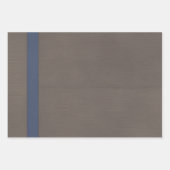 Boy baby shower Autum herfst Blue Burlap bodysuit Inpakpapier Vel (Voorkant 3)