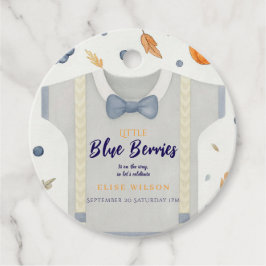 Boy baby shower autum herfst burlap bodysuit invit bedankjes labels