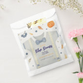 Boy baby shower autum herfst burlap bodysuit invit bedankzakje (Gezegeld)