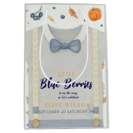 Boy baby shower autum herfst burlap bodysuit medium cadeauzakje