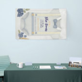 Boy baby shower autum herfst burlap bodysuit spandoek (Beurs)