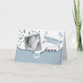 Boy Baby shower Bedankt kaarten (Voorkant)