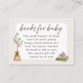 Boy Baby shower Boeken voor Baby Kaart (Voorkant)