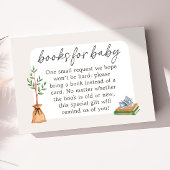 Boy Baby shower Boeken voor Baby Kaart