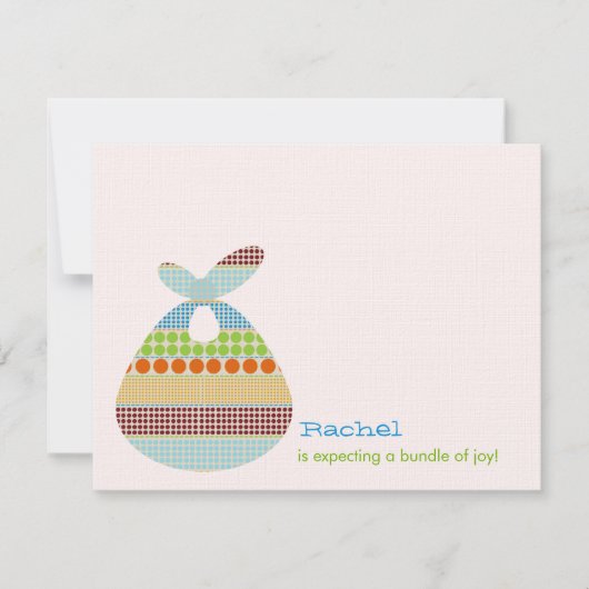 Boy Baby shower Boho Stippen Bundle Kaart (Voorkant)