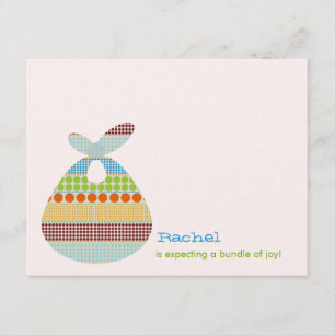 Boy Baby shower Boho Stippen Bundle Kaart