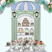 Boy Baby shower dessert tafel achtergrond Banner