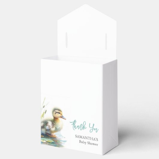 Boy Baby shower Favoriete Boxen Baby Duck Theme Bedankdoosjes (Geopend)