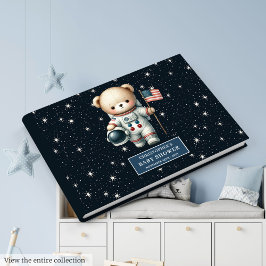Boy Baby shower Gastboek Custom Teddy Bear Gastenboek