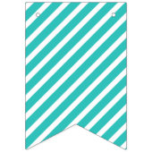 Boy Baby shower Het is een Boy Turquoise Blue Vlaggetjes (Tweede vlag)