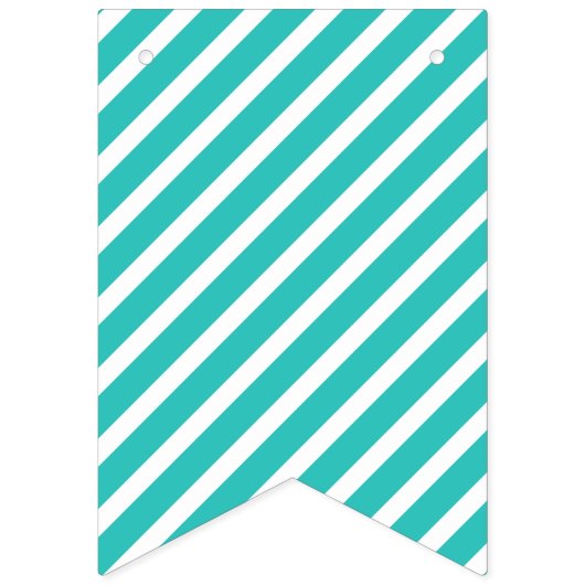 Boy Baby shower Het is een Boy Turquoise Blue Vlaggetjes (Tweede vlag)