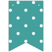 Boy Baby shower Het is een Boy Turquoise Blue Vlaggetjes (Eerste vlag)