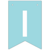 Boy Baby shower Het is een Boy Turquoise Blue Vlaggetjes (Derde vlag)