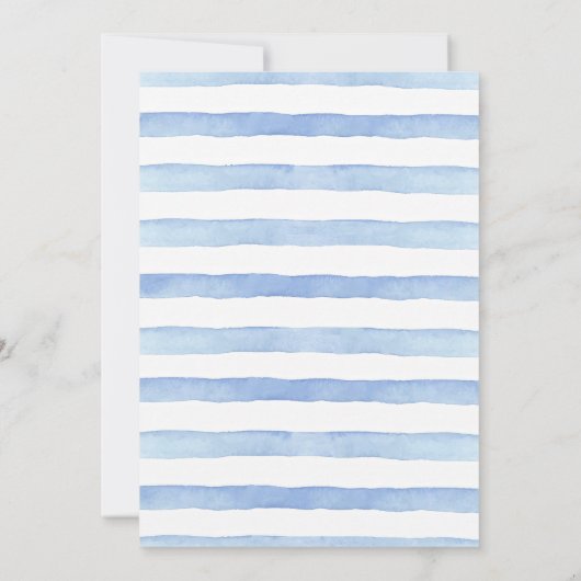 Boy Baby shower Invitation Babykleding Nodig een Kaart (Achterkant)