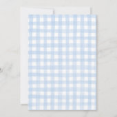 Boy Baby Shower Invitation, Boy baby shower Kaart (Achterkant)