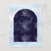 Boy Baby Shower Invitation Briefkaart (Voorkant)