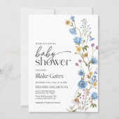 Boy Baby Shower Invitation  Kaart (Voorkant)