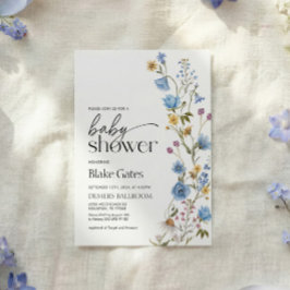 Boy Baby Shower Invitation  Kaart