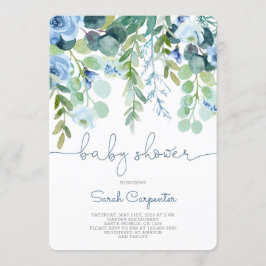 Boy baby shower kaart