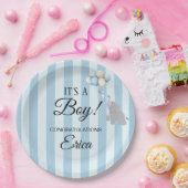 Boy Baby Shower Papieren Bordje (Feest)