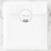 Boy Baby shower Uil Sticker (Tas)