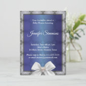 Boy Baby shower Uitnodiging (Staand voorkant)