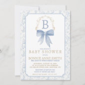 Boy Baby shower Uitnodiging (Voorkant)