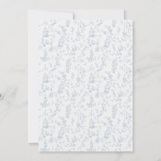 Boy Baby shower Uitnodiging (Achterkant)