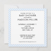 Boy Baby shower Uitnodiging (Achterkant)