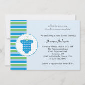 Boy Baby shower Uitnodiging (Voorkant)