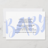 Boy Baby shower Uitnodiging (Voorkant)