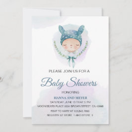 Boy Baby shower Uitnodiging