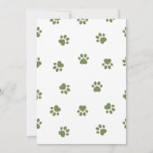 Boy Baby shower Uitnodiging Sjabloon Safari Oerwou (Achterkant)