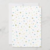 Boy Baby Sprinkle Uitnodiging Donut Baby Sprinkle (Achterkant)