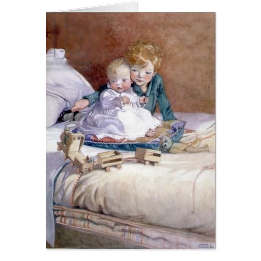  - Boy & Baby zuster, (Voorkant)