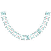 Boy Balloon Themed First Birthday Banner (Alle)