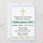 Boy Baptism Uitnodiging (Voorkant)