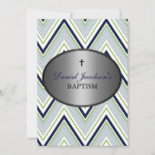 Boy Baptism Uitnodiging (Voorkant)